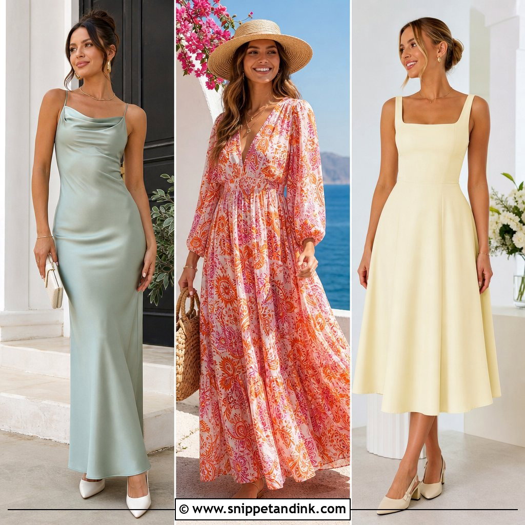 20 Wedding Event Dresses: Chic Guest Looks for Every Season