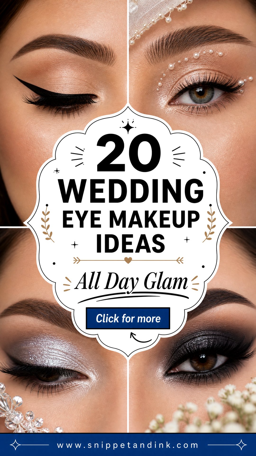 20 Wedding Eye Makeup Ideas for Elegant All-Day Glam - 20 Wedding Eye Makeup Ideas for Elegant All-Day Glam
