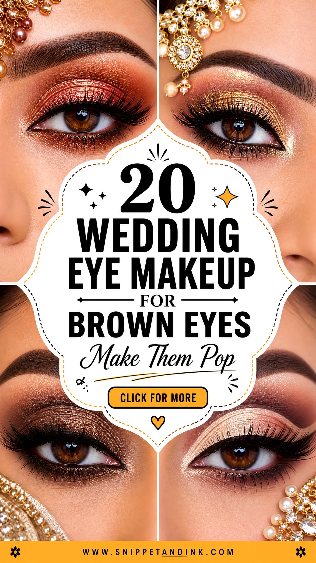20 Wedding Eye Makeup for Brown Eyes to Make Them Pop - 20 Wedding Eye Makeup for Brown Eyes to Make Them Pop