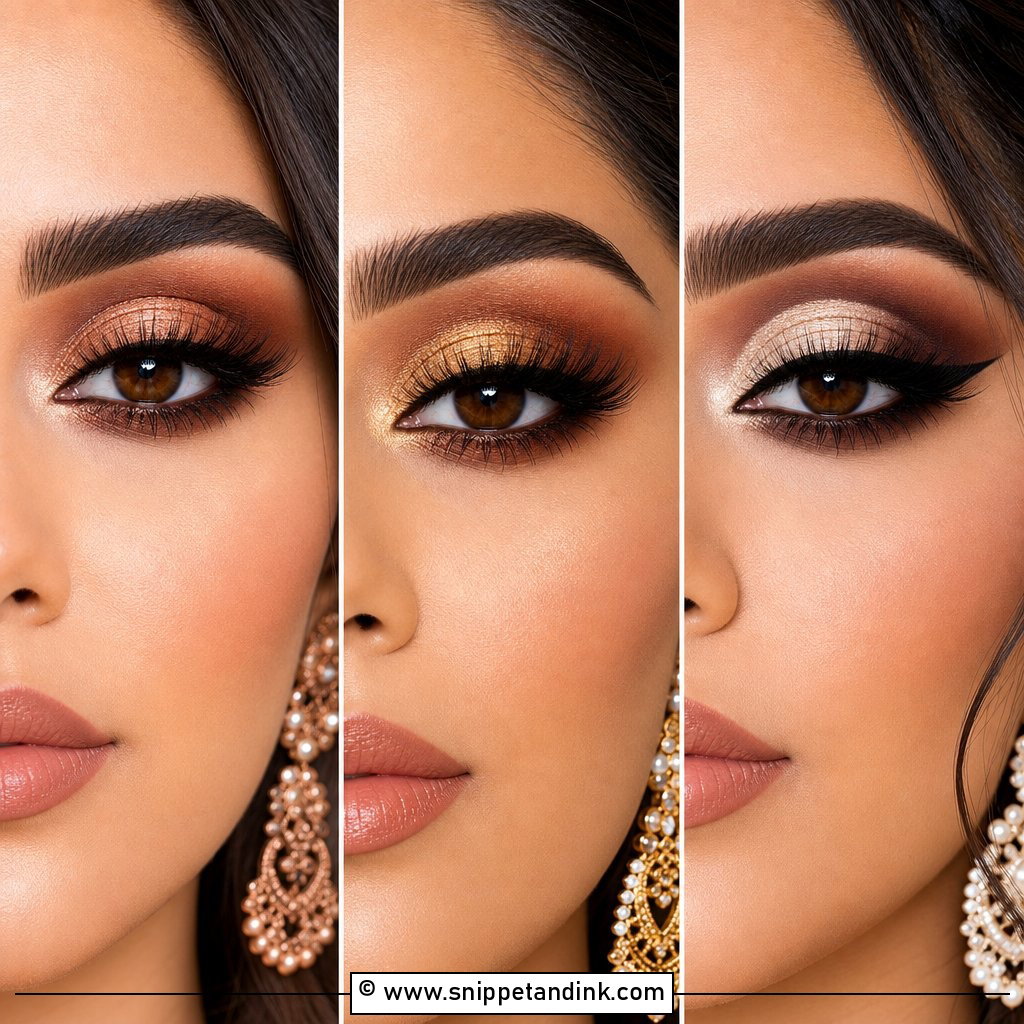 20 Wedding Eye Makeup for Brown Eyes to Make Them Pop