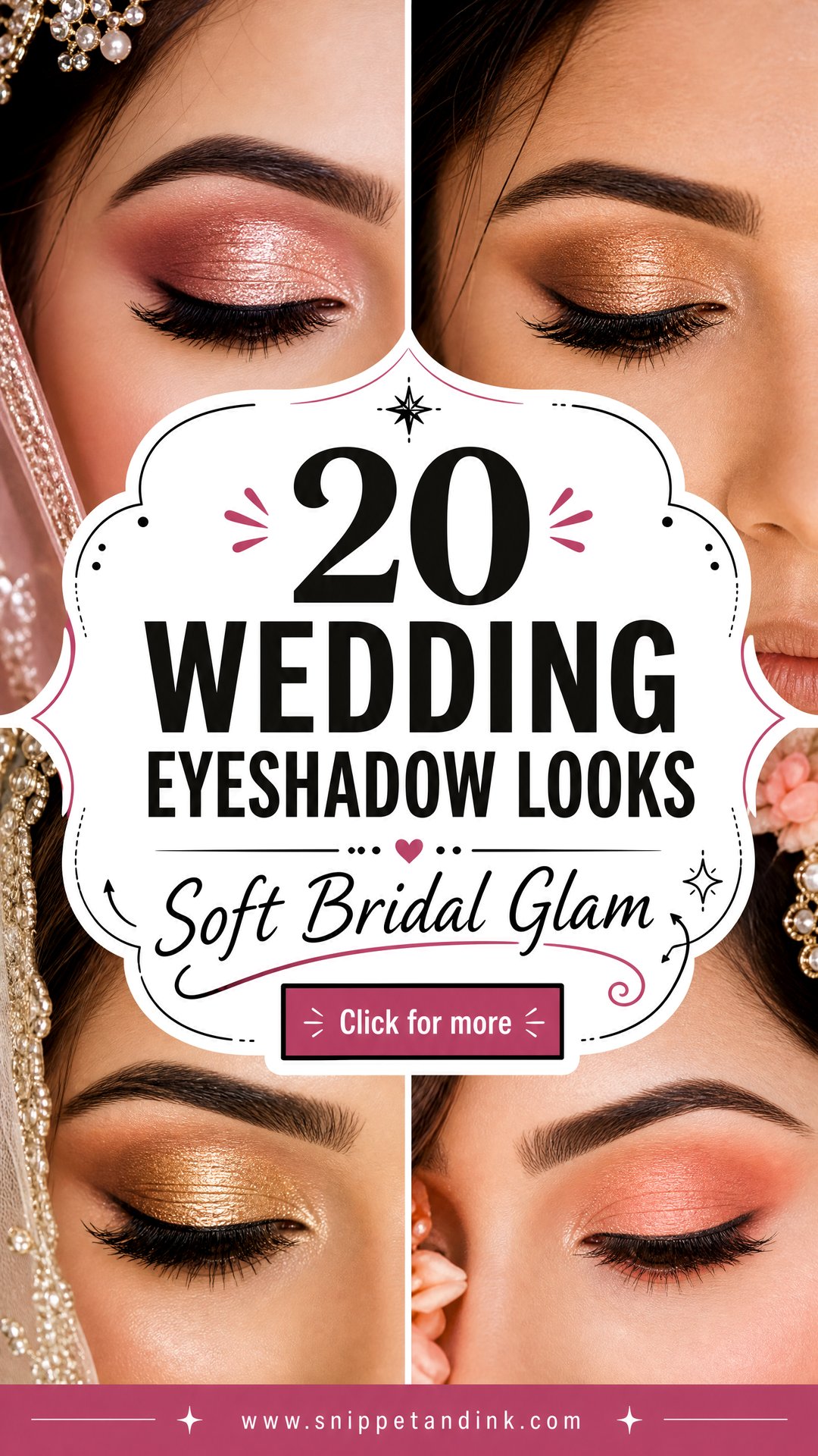 20 Wedding Eyeshadow Looks for Soft Stunning Bridal Glam - 20 Wedding Eyeshadow Looks for Soft, Stunning Bridal Glam