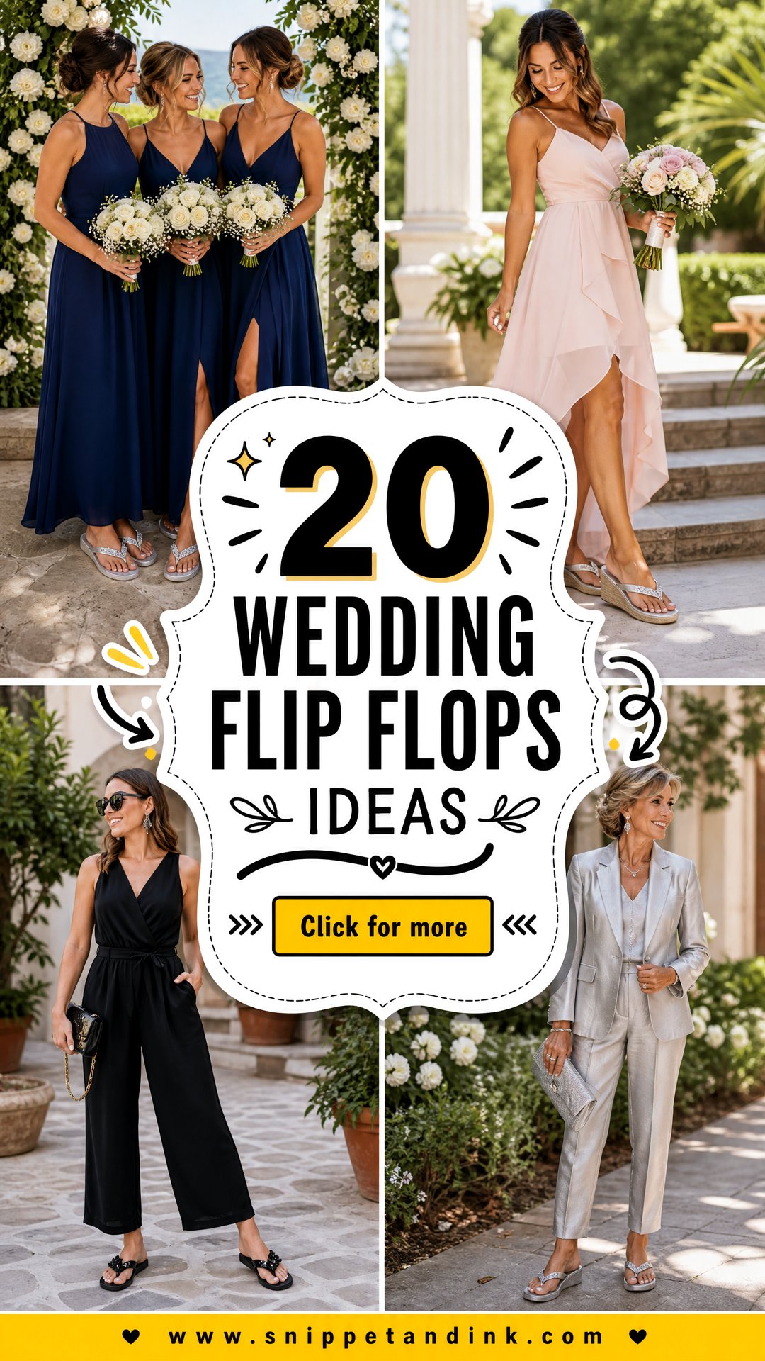 20 Wedding Flip Flops Ideas Chic Comfort for Every Celebration - 20 Wedding Flip Flops Ideas: Chic Comfort for Every Celebration