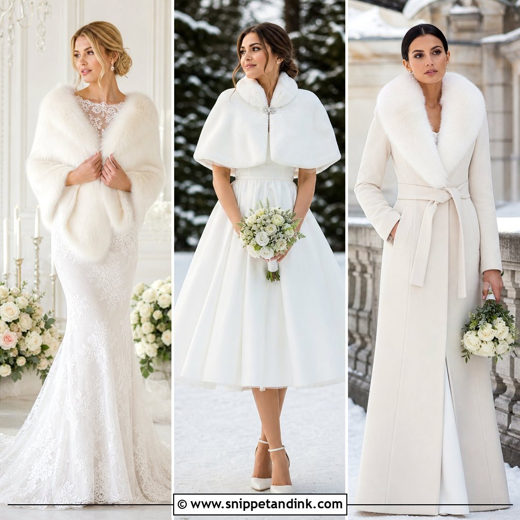 20 Wedding Fur Ideas: Luxe Winter Style for Brides and Guests