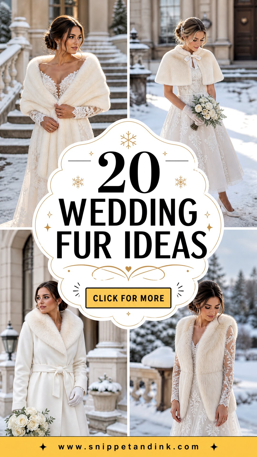20 Wedding Fur Ideas Luxe Winter Style for Brides and Guests - 20 Wedding Fur Ideas: Luxe Winter Style for Brides and Guests