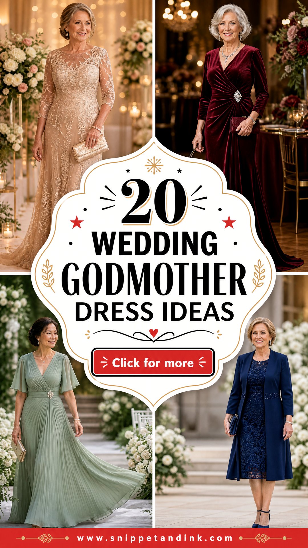 20 Wedding Godmother Dress Ideas Elegant Looks for Your Big Role - 20 Wedding Godmother Dress Ideas: Elegant Looks for Your Big Role