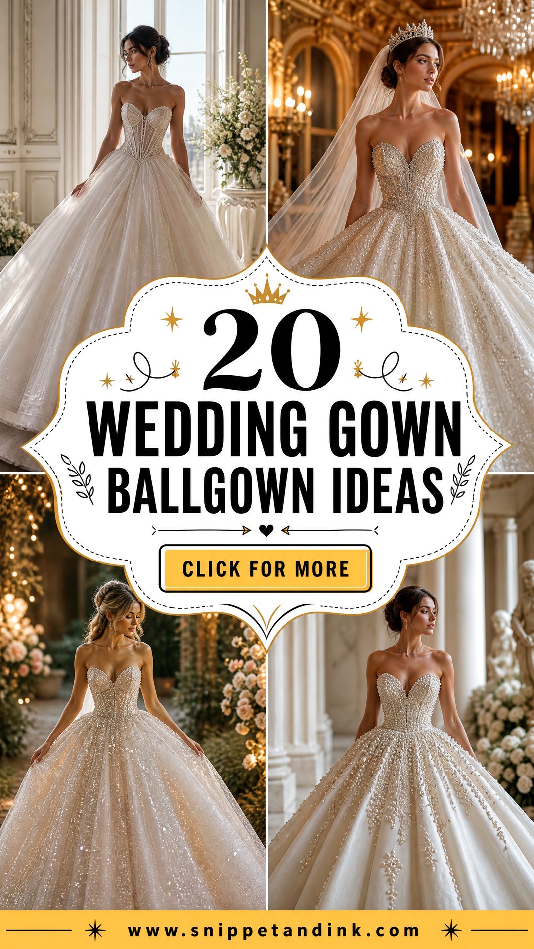 20 Wedding Gown Ballgown Ideas Dreamy Styles for Classic Brides - 20 Wedding Gown Ballgown Ideas: Dreamy Styles for Classic Brides