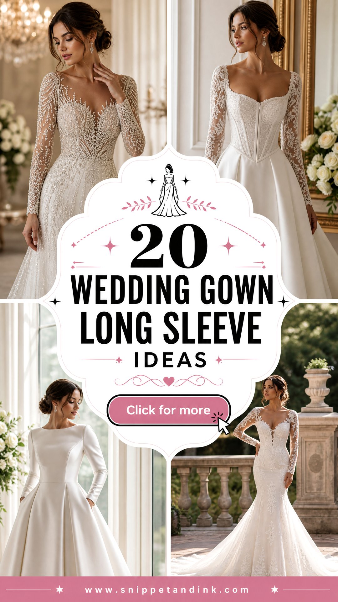 20 Wedding Gown Long Sleeve Ideas for Timeless Modern Brides - 20 Wedding Gown Long Sleeve Ideas for Timeless Modern Brides