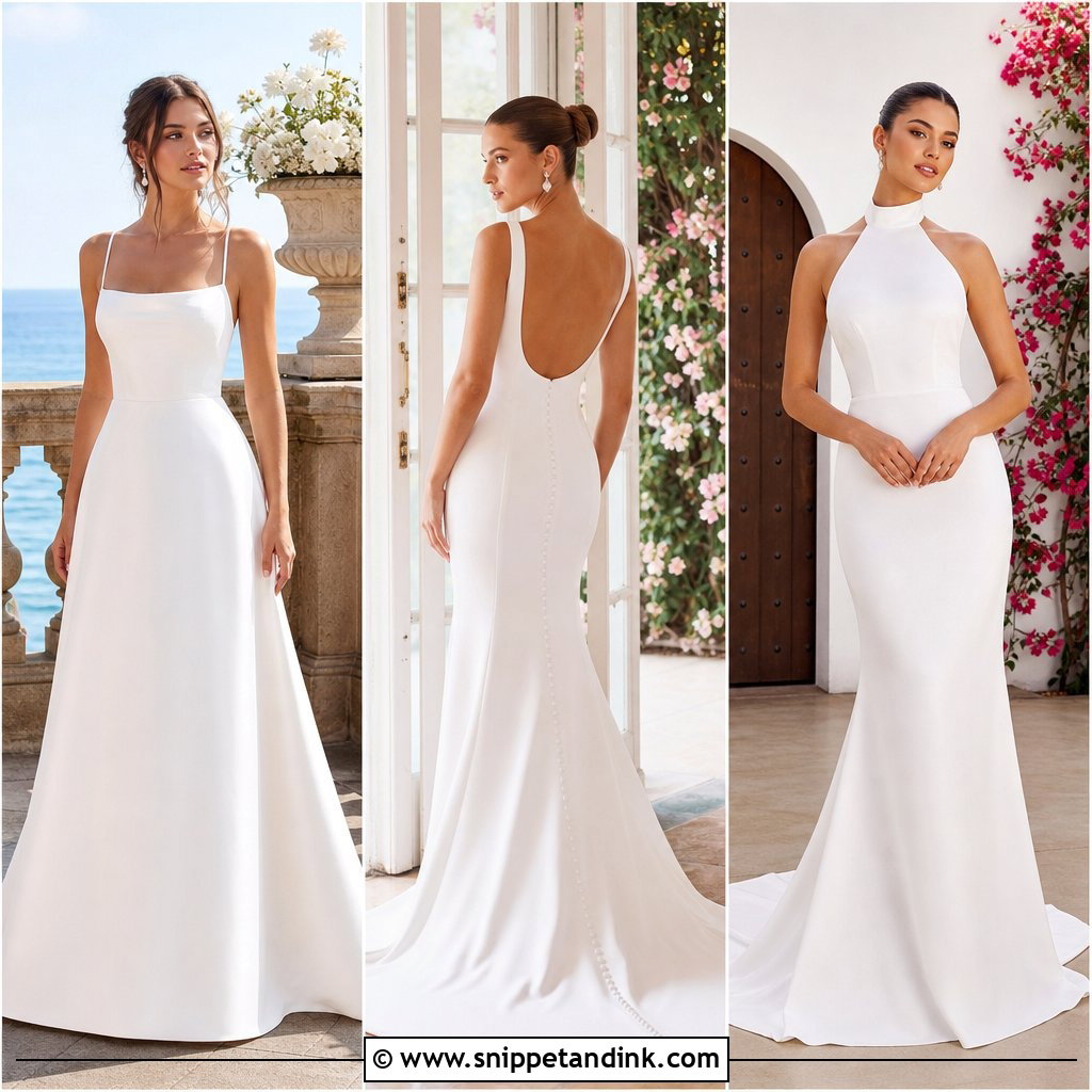 20 Wedding Gown Simple Elegant Ideas for Effortless Bridal Style