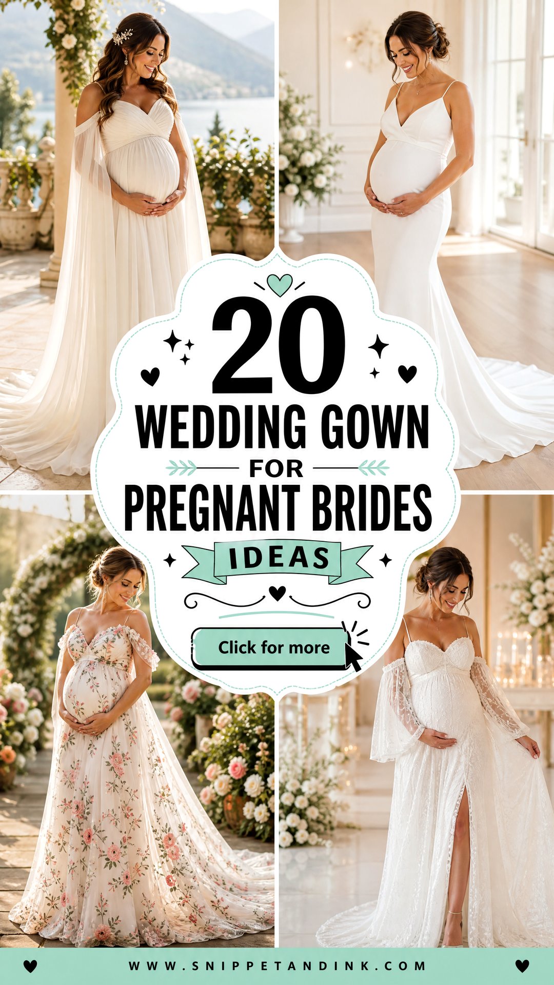 20 Wedding Gown for Pregnant Brides Ideas Elegant Comfy Picks - 20 Wedding Gown for Pregnant Brides Ideas: Elegant, Comfy Picks