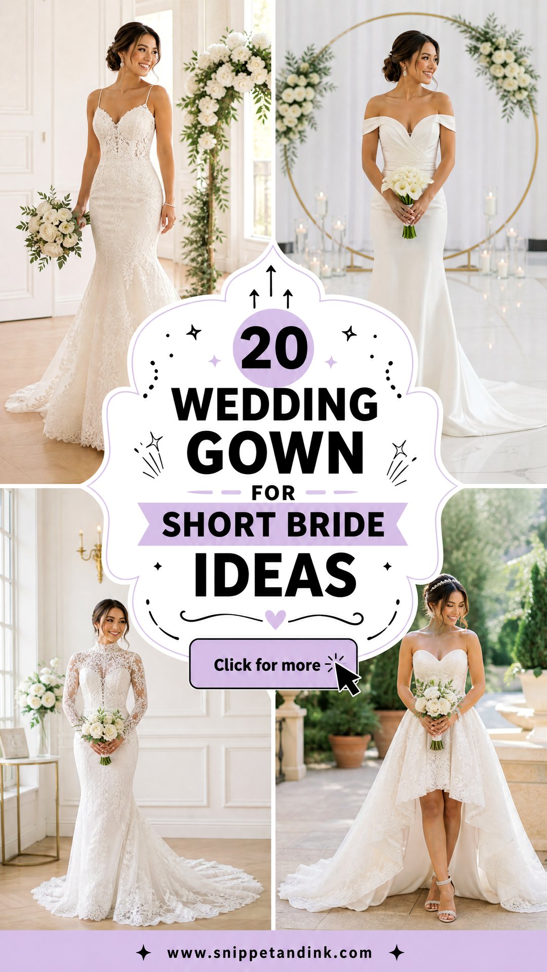 20 Wedding Gown for Short Bride Ideas Flattering Styles to Love - 20 Wedding Gown for Short Bride Ideas: Flattering Styles to Love