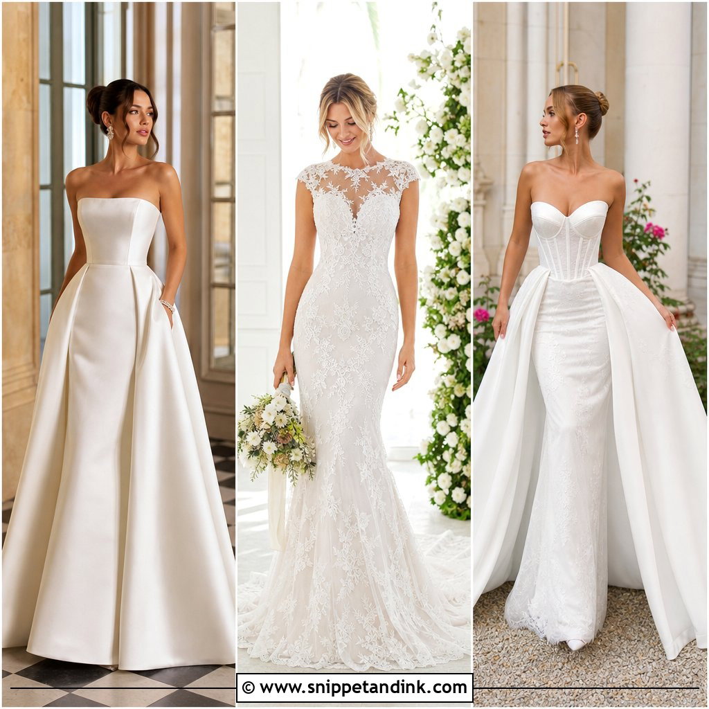 20 Wedding Gowns for Short Brides: Flattering Styles That Shine