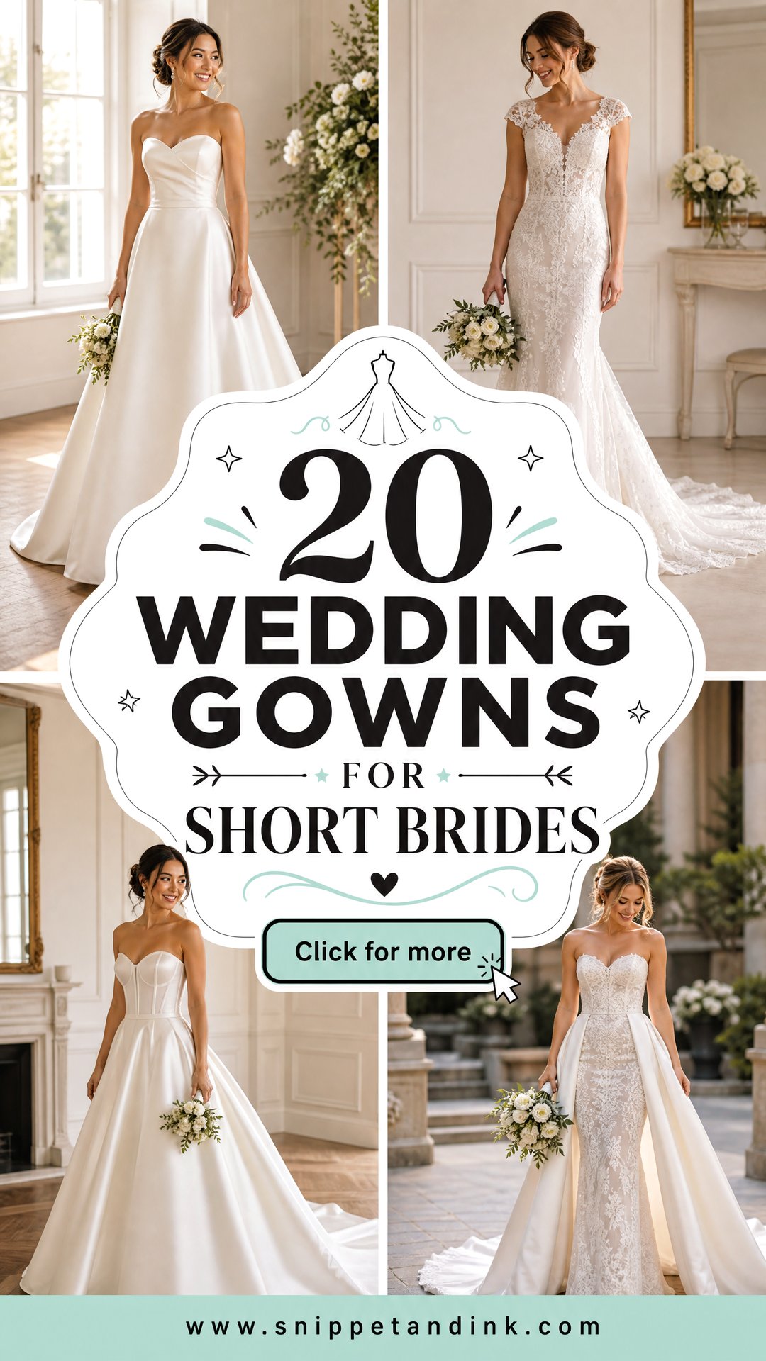 20 Wedding Gowns for Short Brides Flattering Styles That Shine - 20 Wedding Gowns for Short Brides: Flattering Styles That Shine