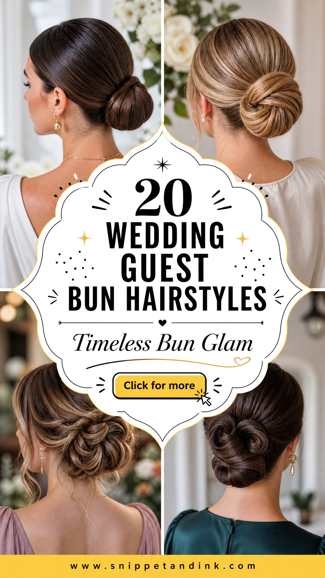 20 Wedding Guest Bun Hairstyles for Timeless Glam - 20 Wedding Guest Bun Hairstyles for Timeless Glam