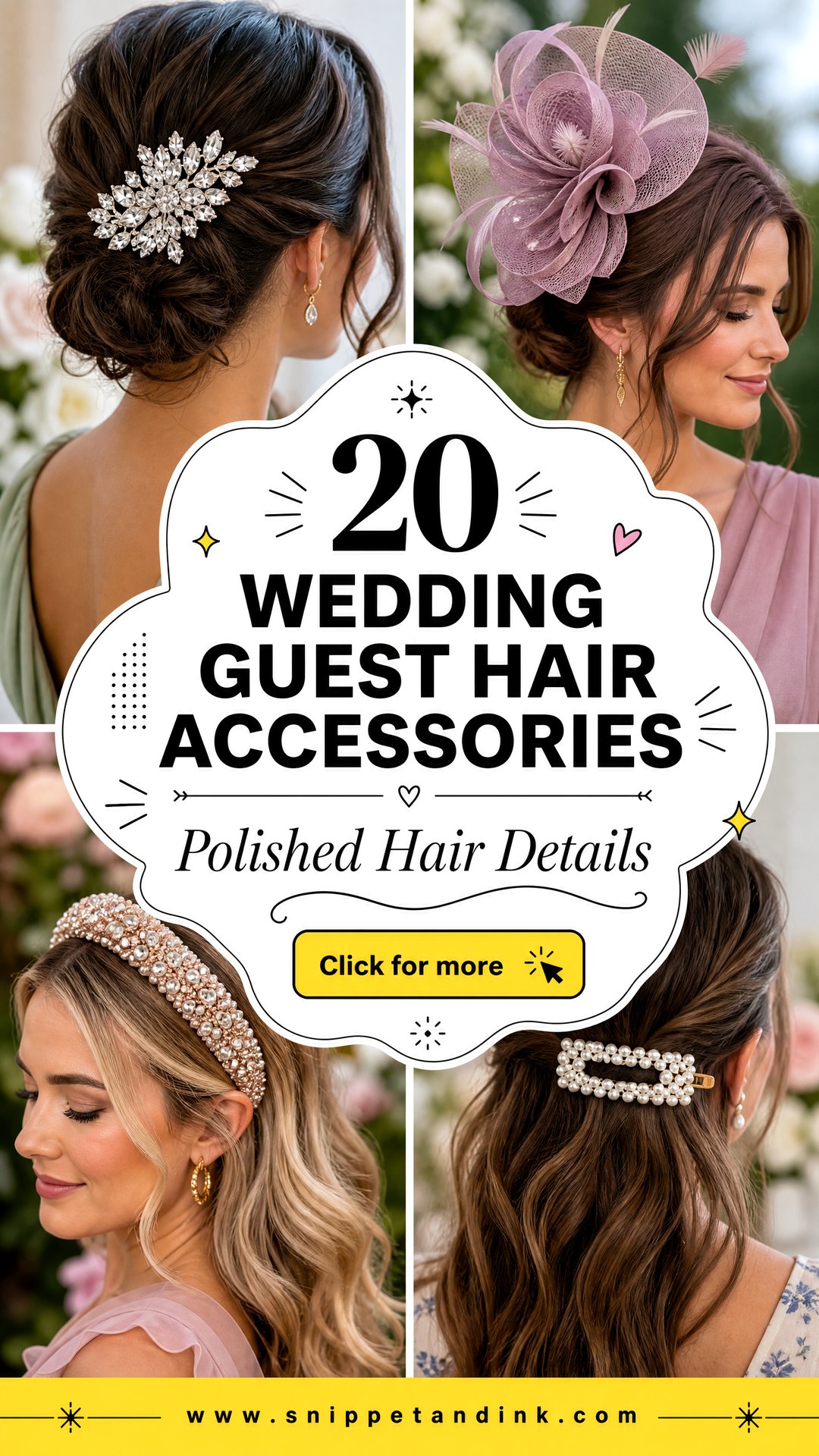 20 Wedding Guest Hair Accessories for a Polished Look - 20 Wedding Guest Hair Accessories for a Polished Look