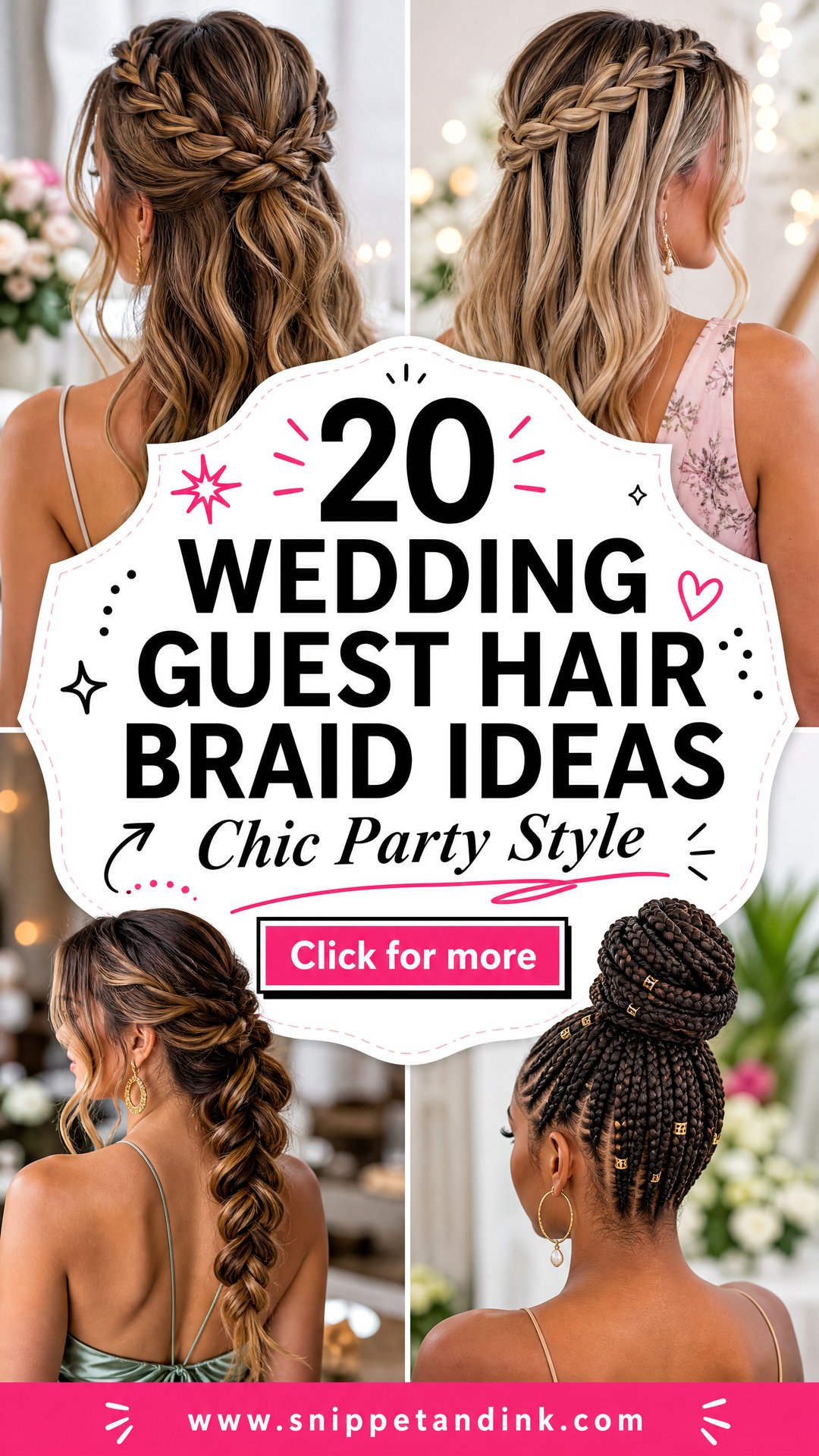 20 Wedding Guest Hair Braid Ideas for Chic Party Style - 20 Wedding Guest Hair Braid Ideas for Chic Party Style