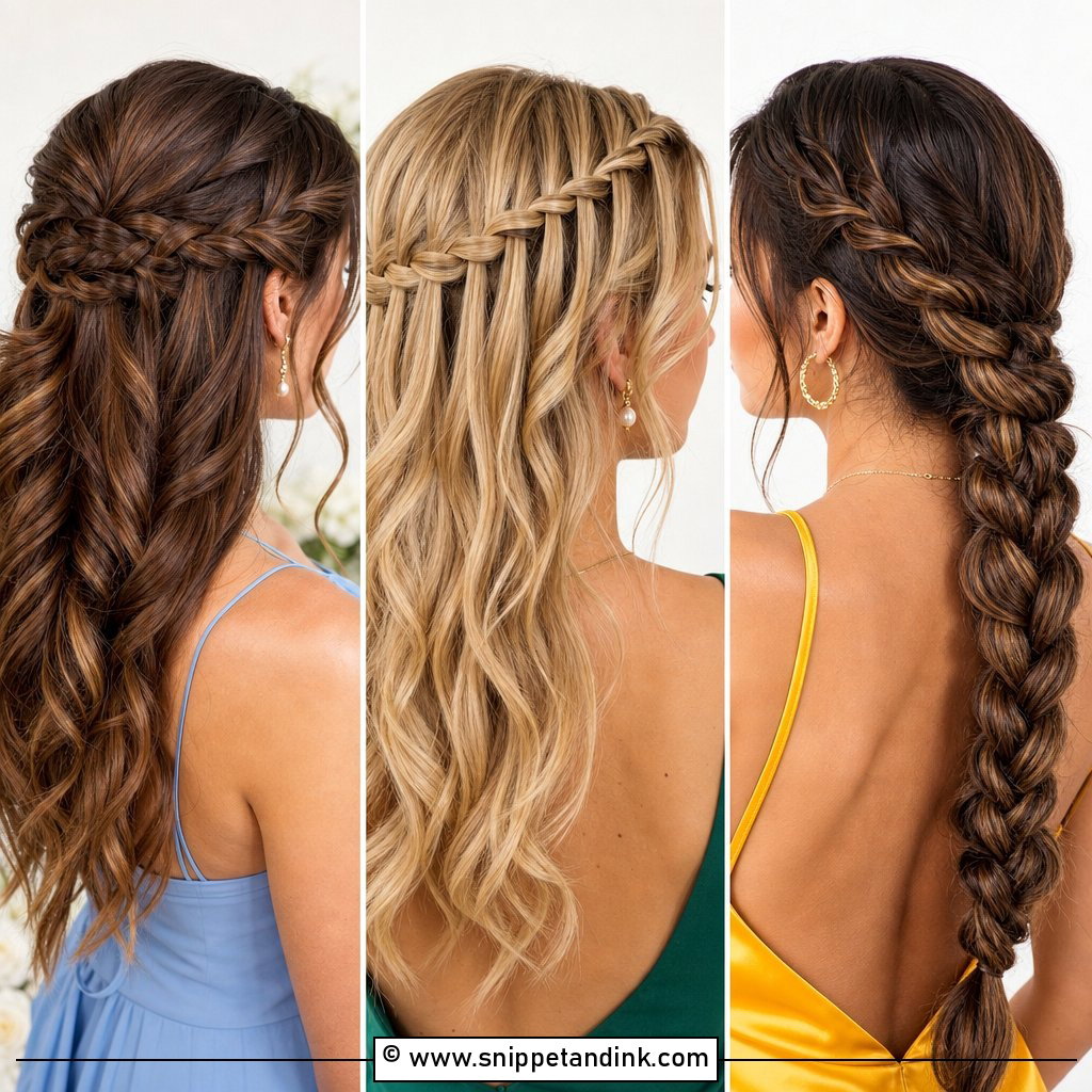 20 Wedding Guest Hair Braid Ideas for Chic Party Style