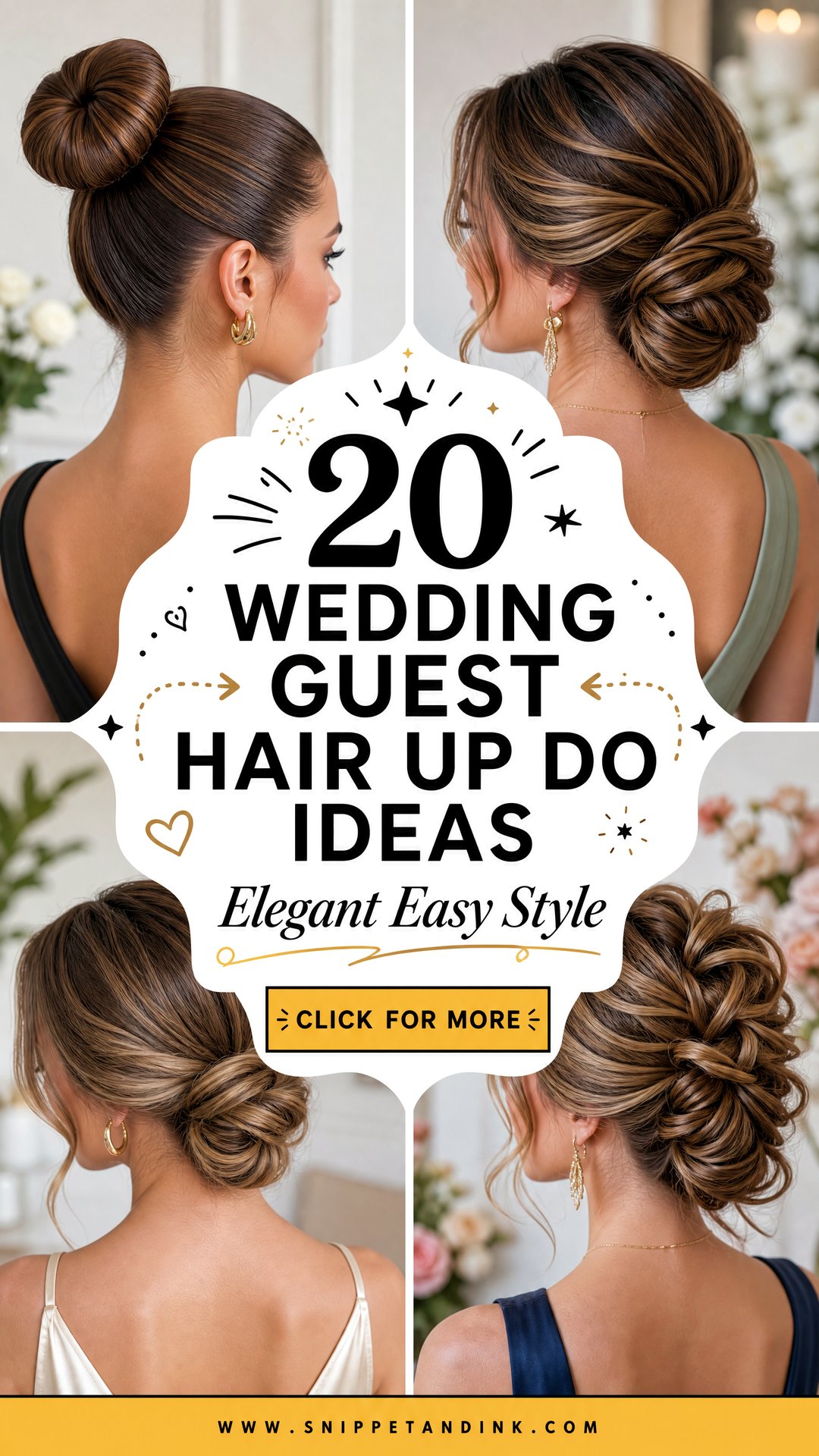 20 Wedding Guest Hair Up Do Ideas for Elegant Easy Style - 20 Wedding Guest Hair Up Do Ideas for Elegant Easy Style