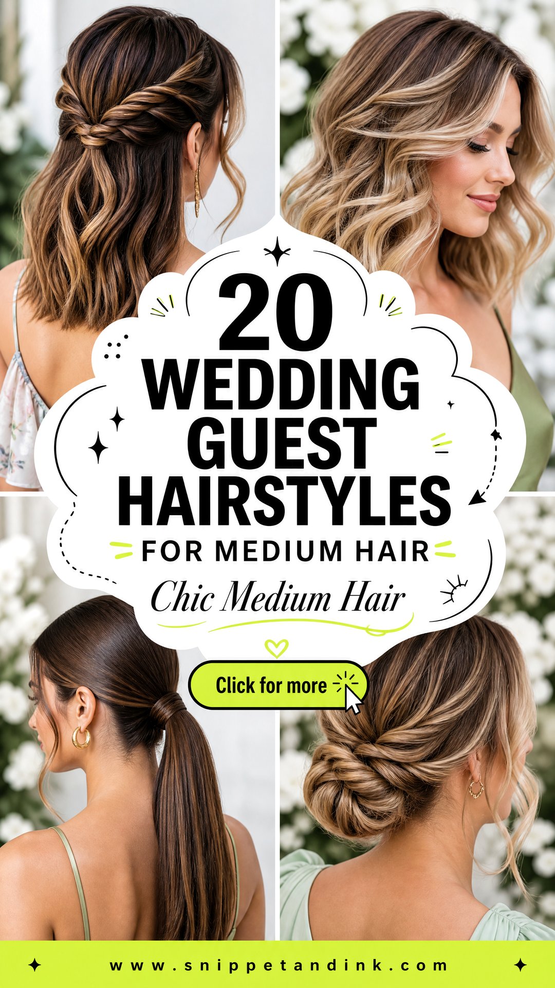 20 Wedding Guest Hairstyles for Medium Hair With Chic Looks - 20 Wedding Guest Hairstyles for Medium Hair With Chic Looks