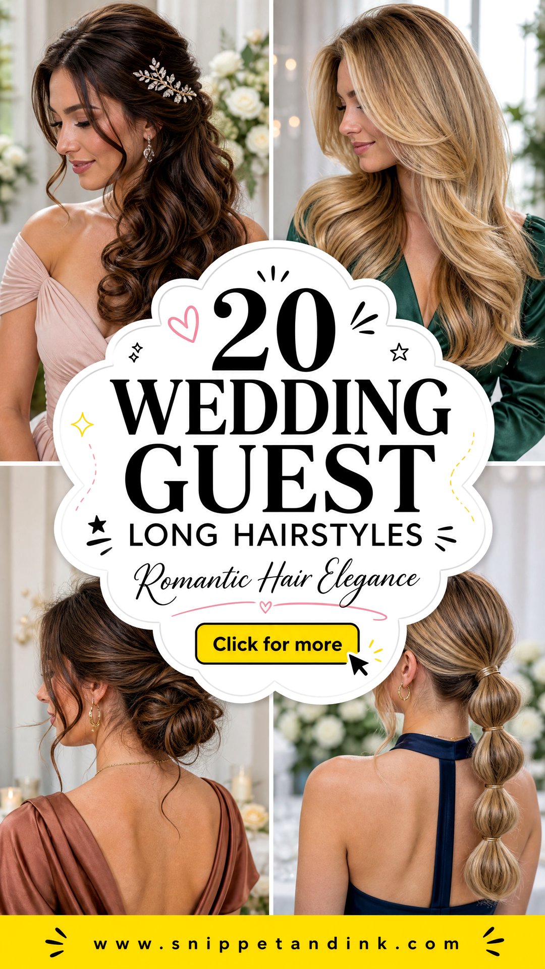 20 Wedding Guest Long Hairstyles for Romantic Elegance - 20 Wedding Guest Long Hairstyles for Romantic Elegance