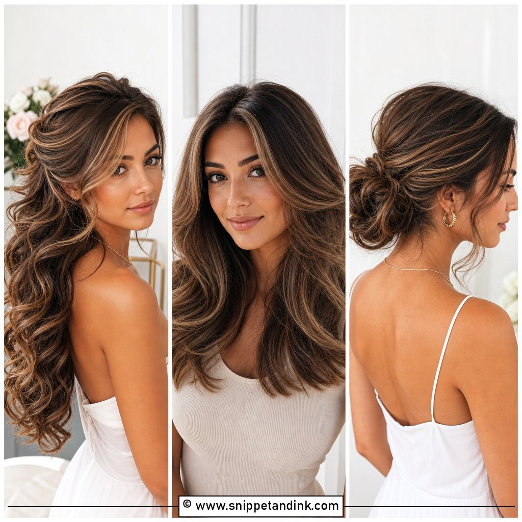 20 Wedding Guest Long Hairstyles for Romantic Elegance