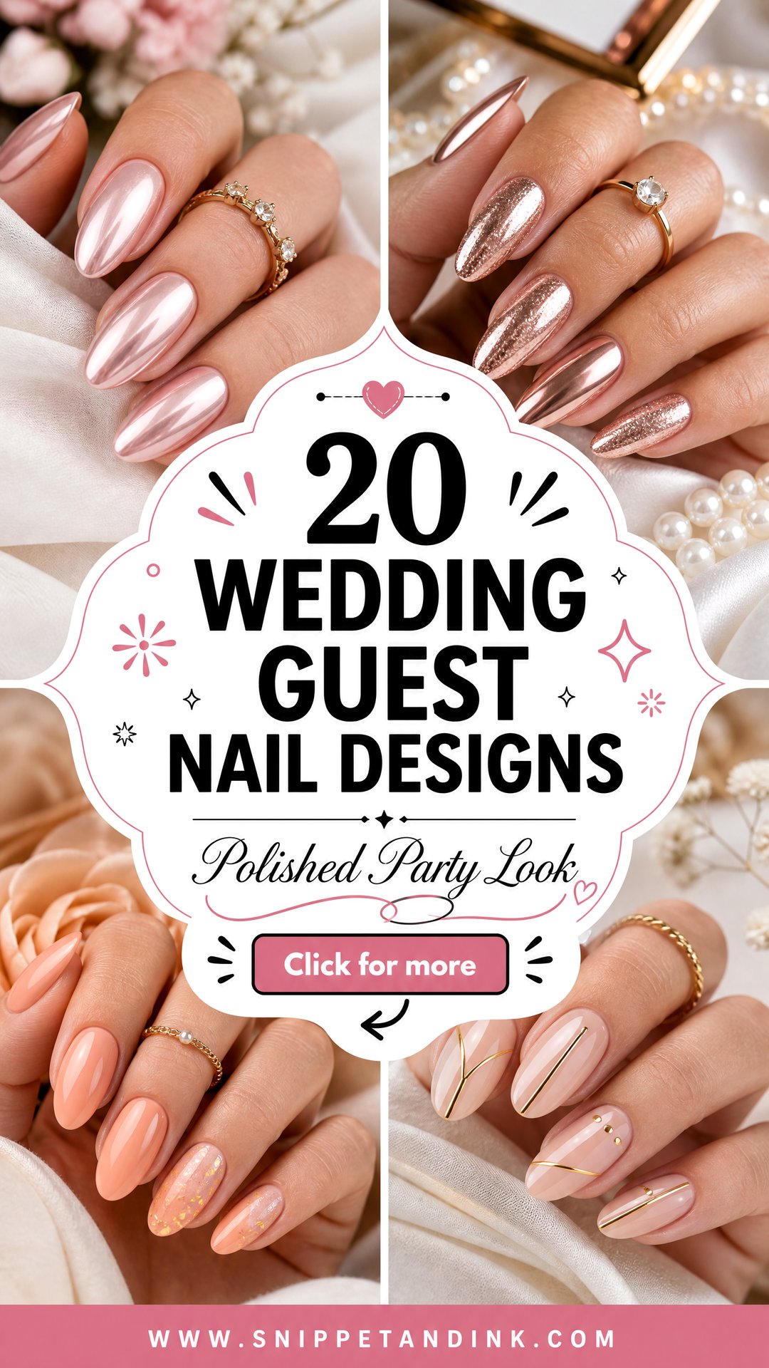 20 Wedding Guest Nail Designs for a Polished Party Look - 20 Wedding Guest Nail Designs for a Polished Party Look