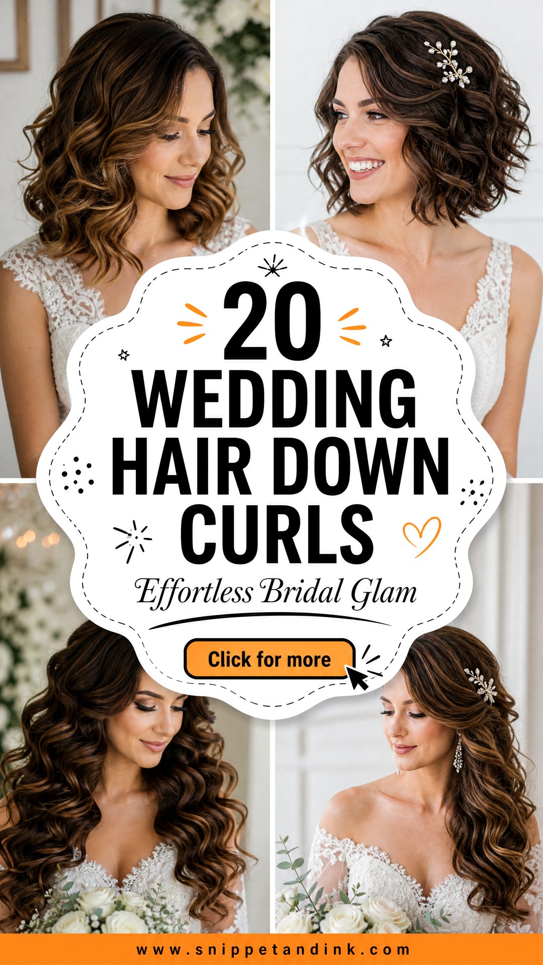 20 Wedding Hair Down Curls for Effortless Bridal Glam - 20 Wedding Hair Down Curls for Effortless Bridal Glam