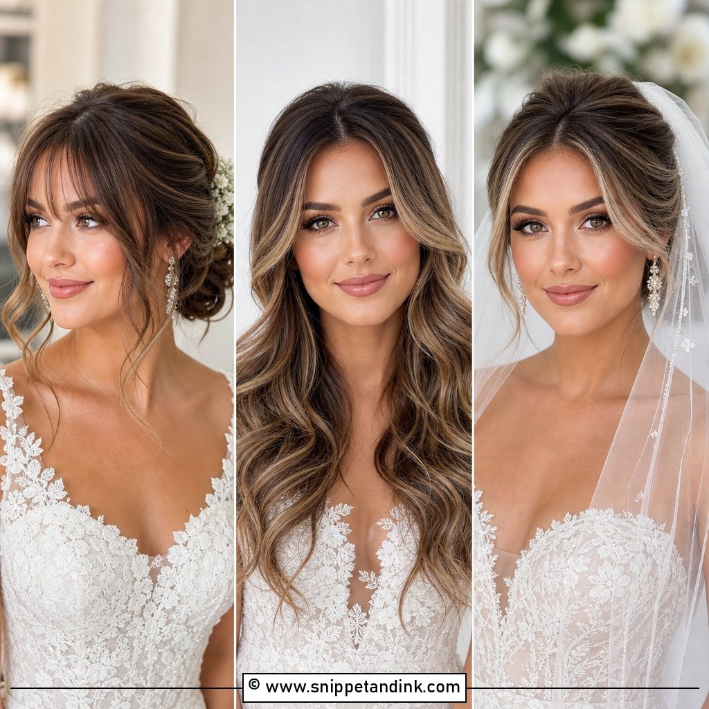 20 Wedding Hair Front View Ideas for Picture-Perfect Brides
