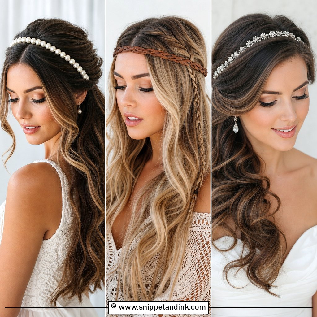 20 Wedding Hair Headband Ideas for Elegant Bridal Charm