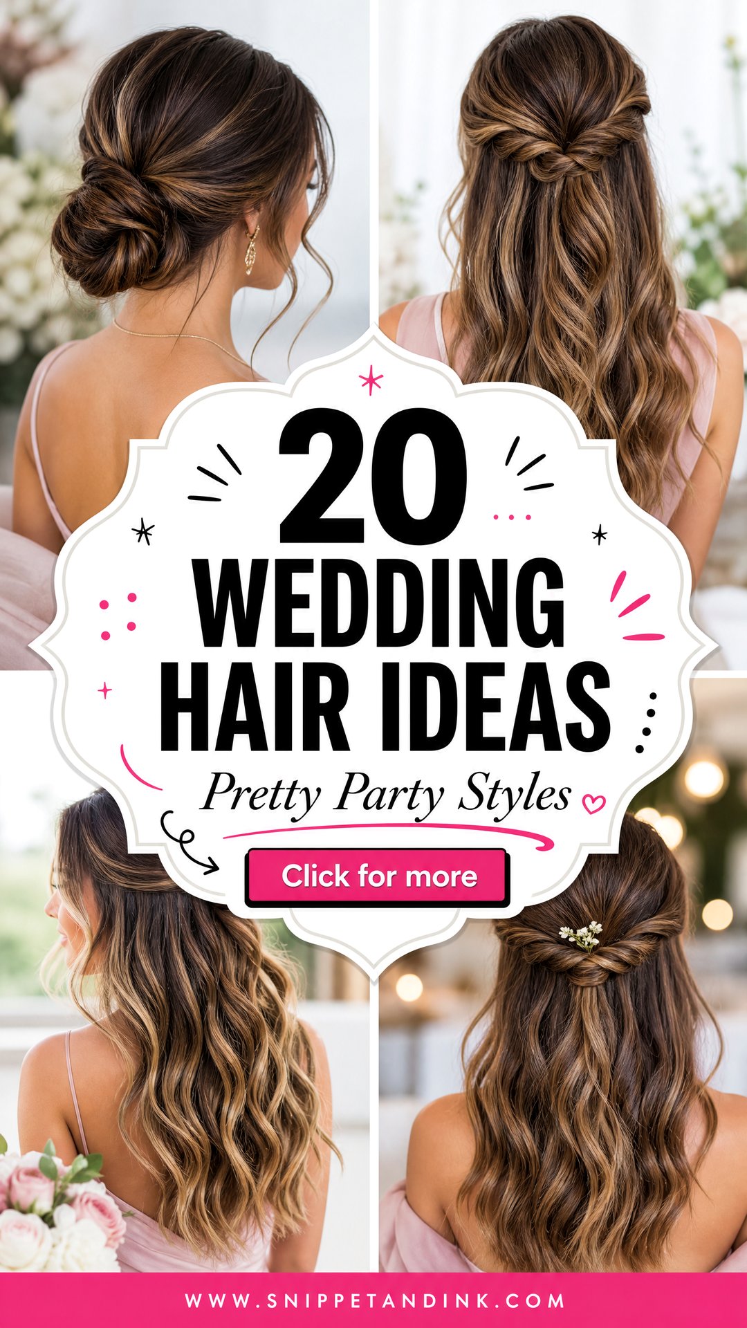 20 Wedding Hair Ideas for Bridesmaids Pretty Party Styles - 20 Wedding Hair Ideas for Bridesmaids: Pretty Party Styles