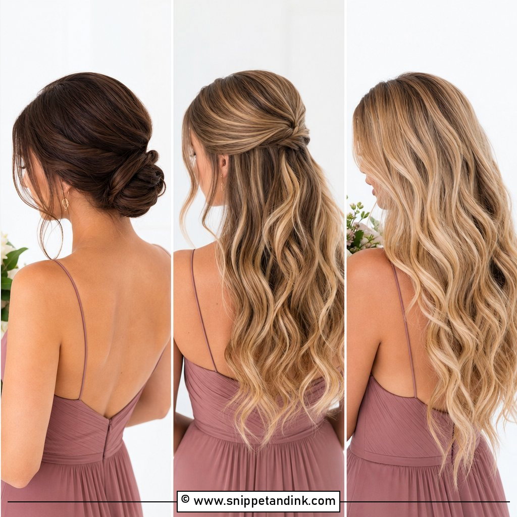 20 Wedding Hair Ideas for Bridesmaids Pretty Party Styles