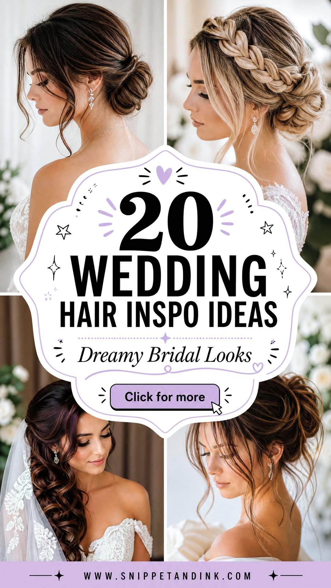 20 Wedding Hair Inspo Ideas for Dreamy Bridal Looks - 20 Wedding Hair Inspo Ideas for Dreamy Bridal Looks