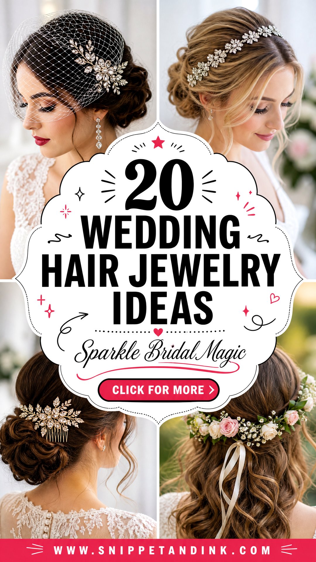 20 Wedding Hair Jewelry Ideas to Elevate Your Bridal Look - 20 Wedding Hair Jewelry Ideas to Elevate Your Bridal Look