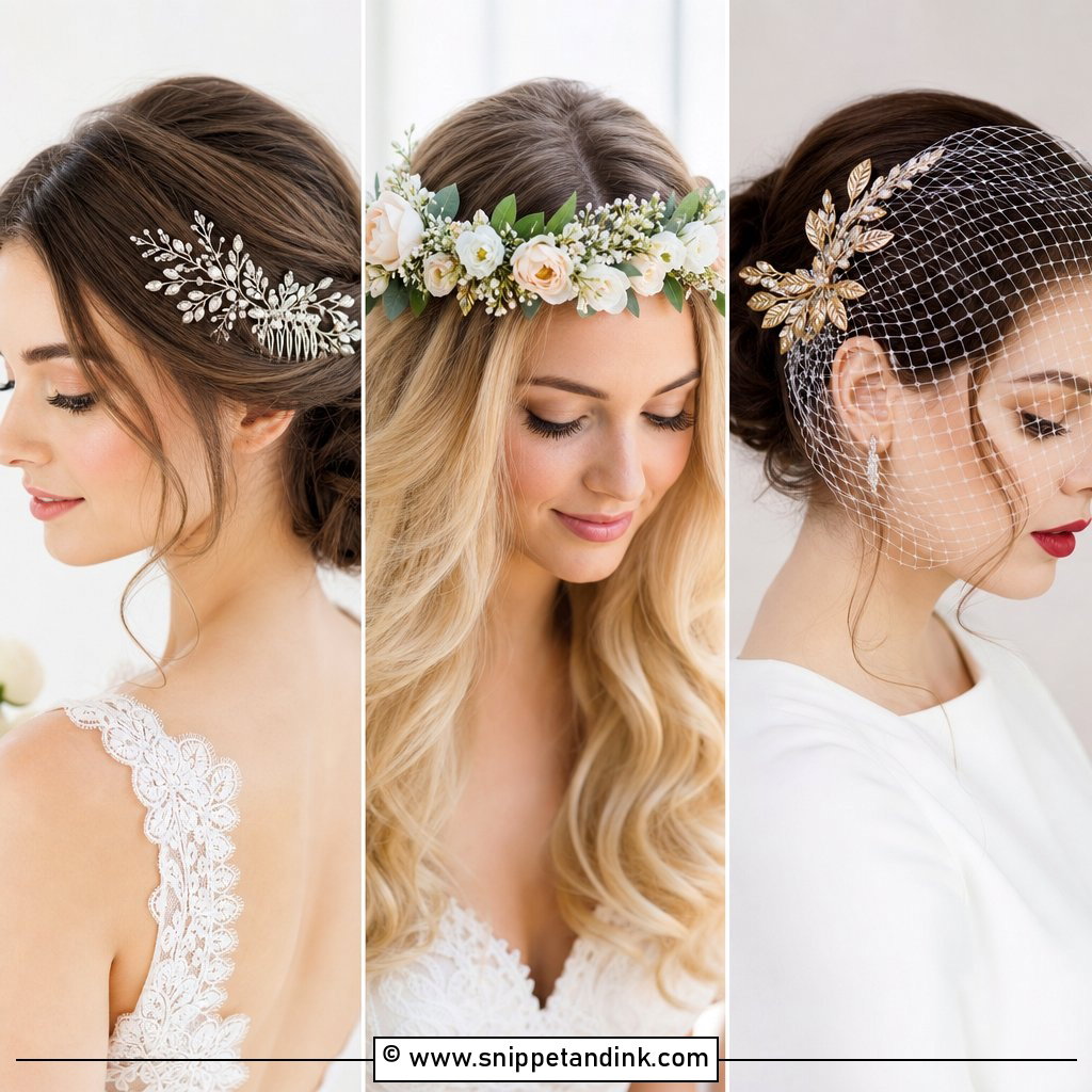 20 Wedding Hair Pieces Headpieces for Romantic Bridal Style