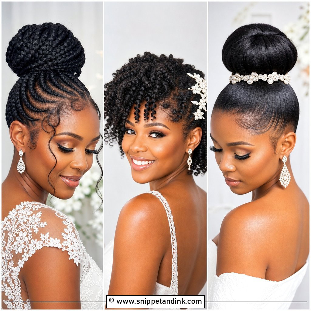 20 Wedding Hair Styles Black Women Stunning Bridal Ideas