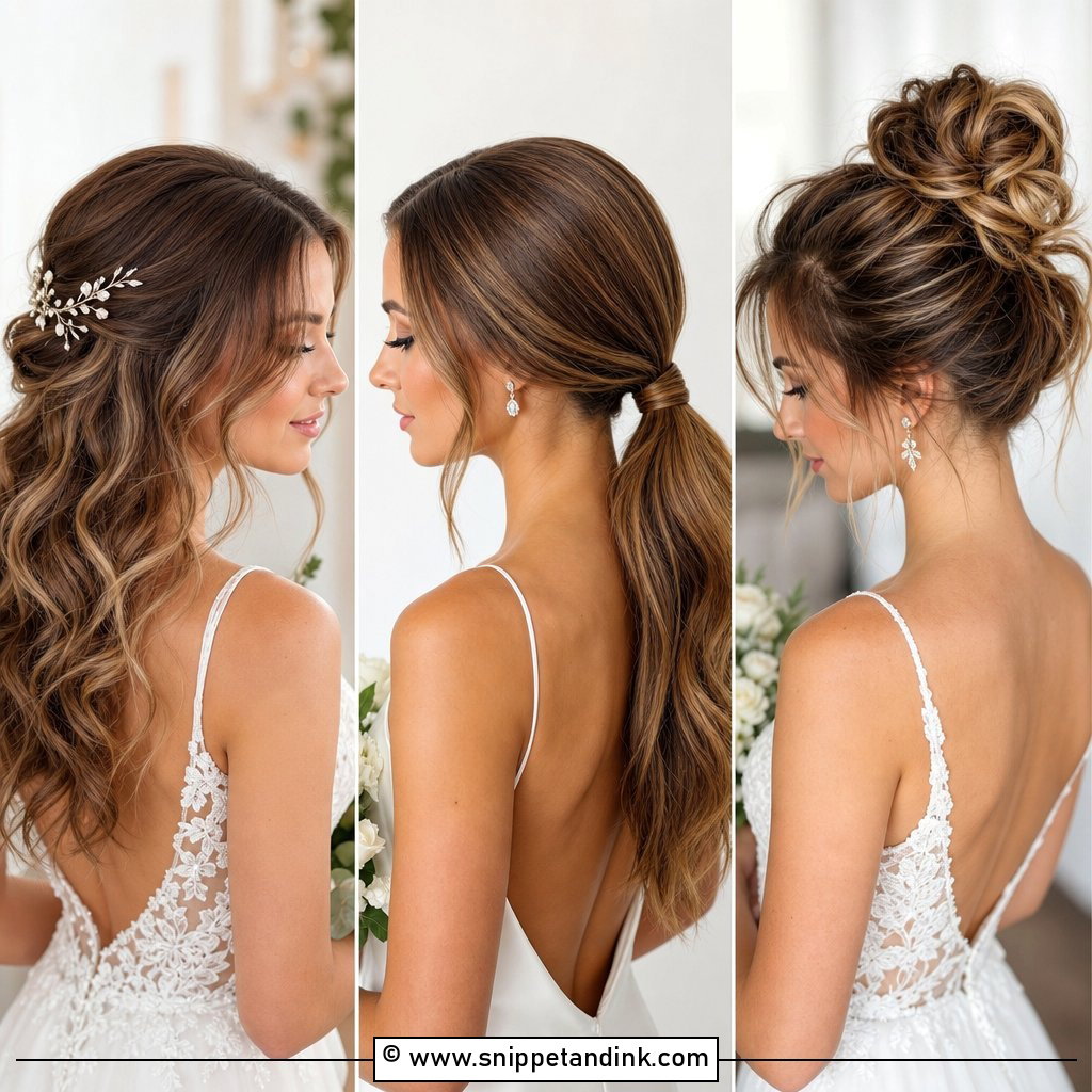 20 Wedding Hair Styles Medium Hair Chic Bridal Looks