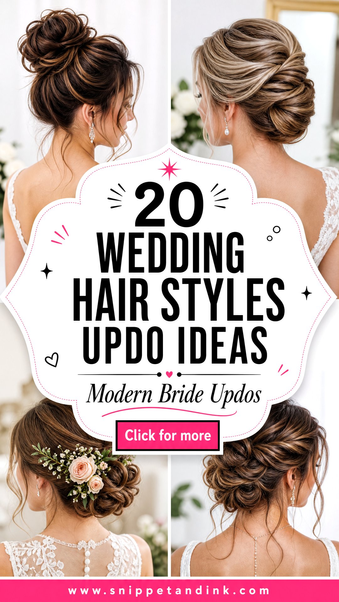 20 Wedding Hair Styles Updo Elegant Looks for Modern Brides - 20 Wedding Hair Styles Updo: Elegant Looks for Modern Brides