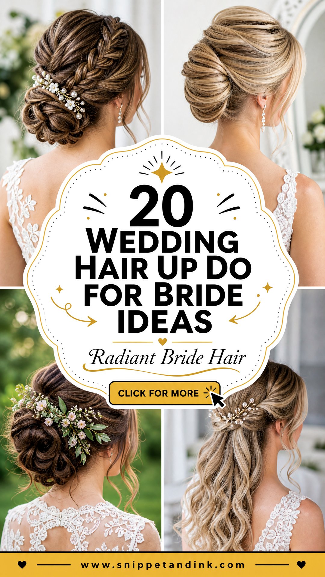 20 Wedding Hair Up Do for Bride Ideas to Feel Radiant - 20 Wedding Hair Up Do for Bride Ideas to Feel Radiant