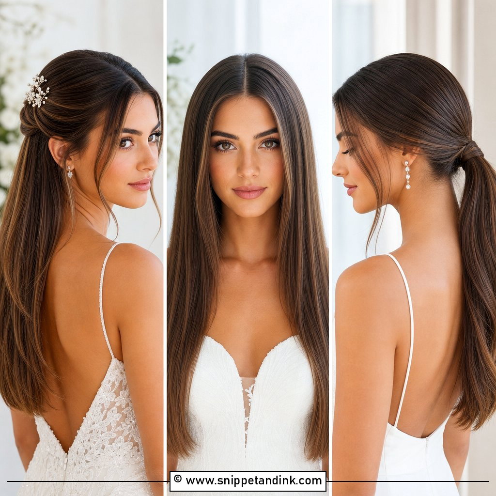 20 Wedding Hair for Straight Hair Ideas Brides Will Love
