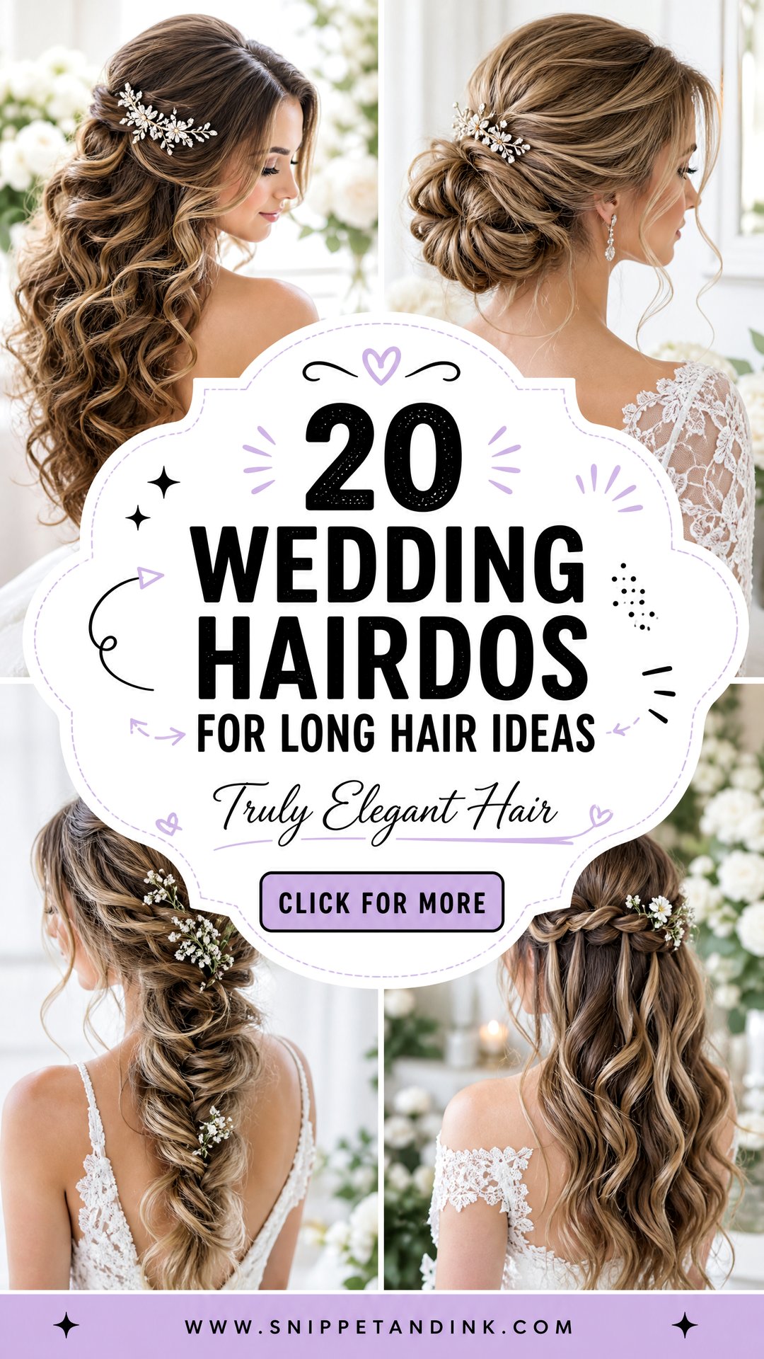 20 Wedding Hairdos for Long Hair That Feel Truly Elegant - 20 Wedding Hairdos for Long Hair That Feel Truly Elegant