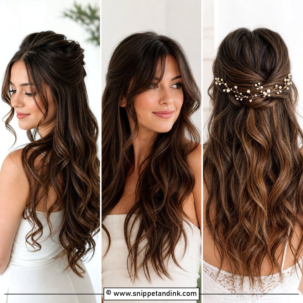 20 Wedding Hairstyle Down Ideas for Effortless Romance