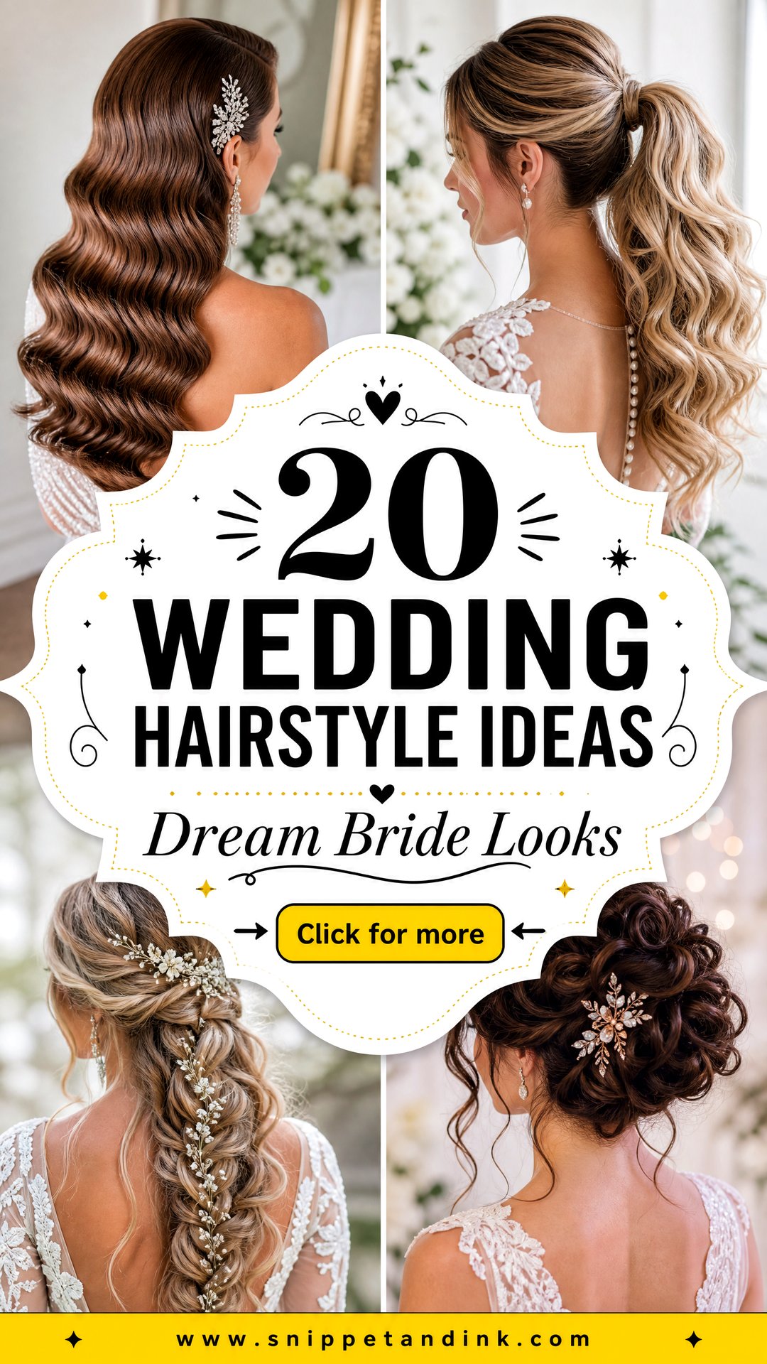 20 Wedding Hairstyle Ideas for Every Brides Dream Look - 20 Wedding Hairstyle Ideas for Every Bride’s Dream Look