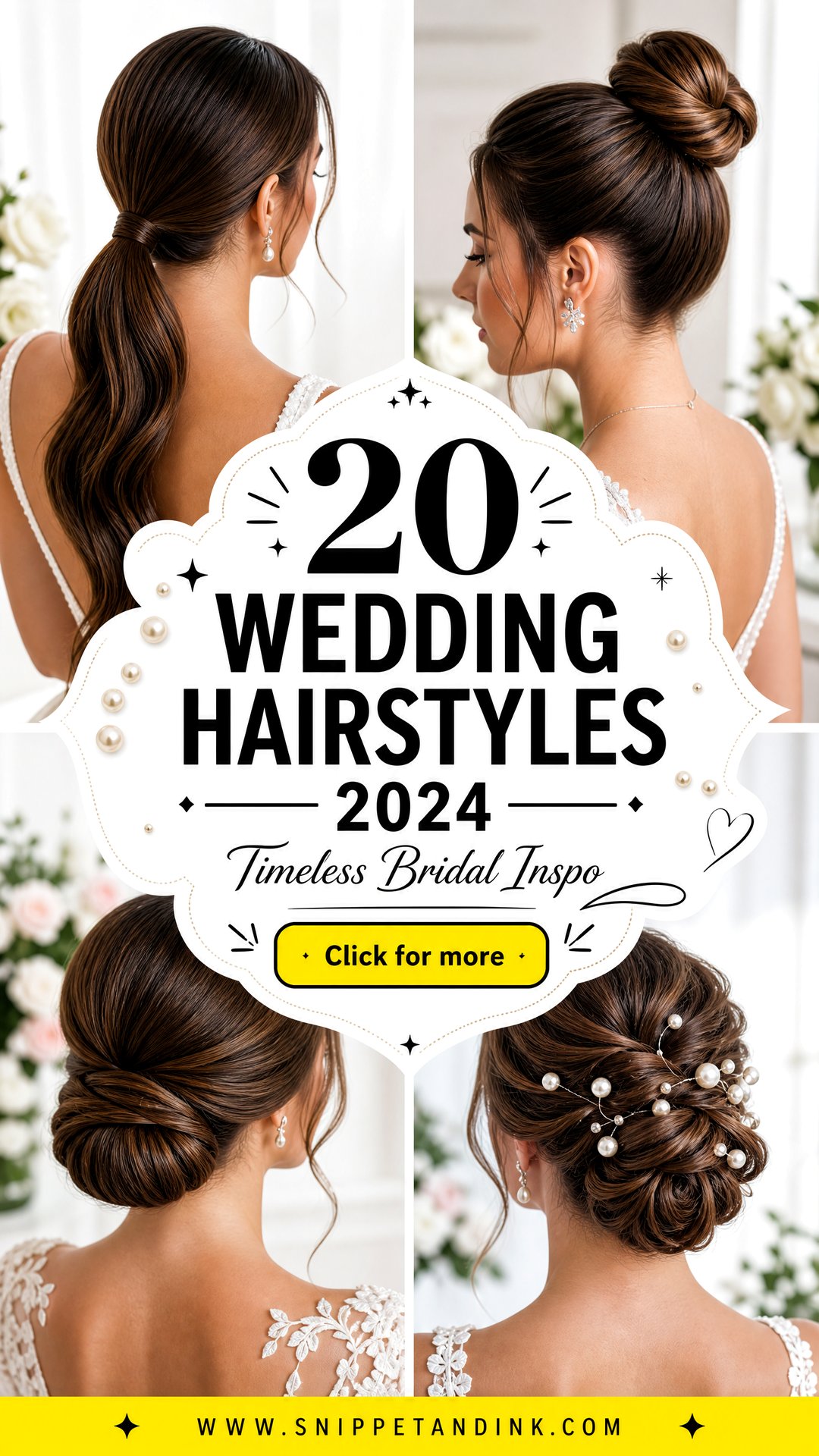 20 Wedding Hairstyles 2024 for Timeless Bridal Inspiration - 20 Wedding Hairstyles 2024 for Timeless Bridal Inspiration