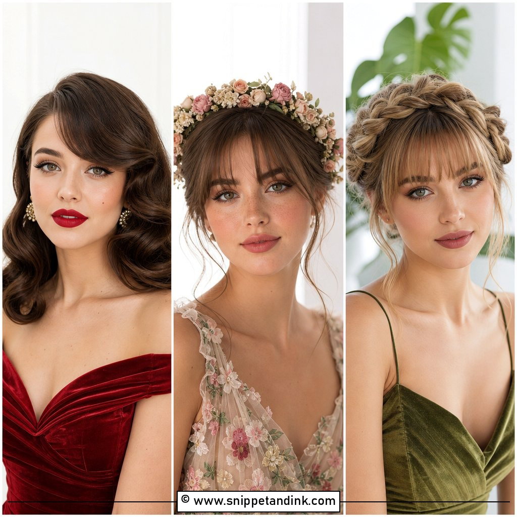 20 Wedding Hairstyles Bangs That Frame Your Face Beautifully