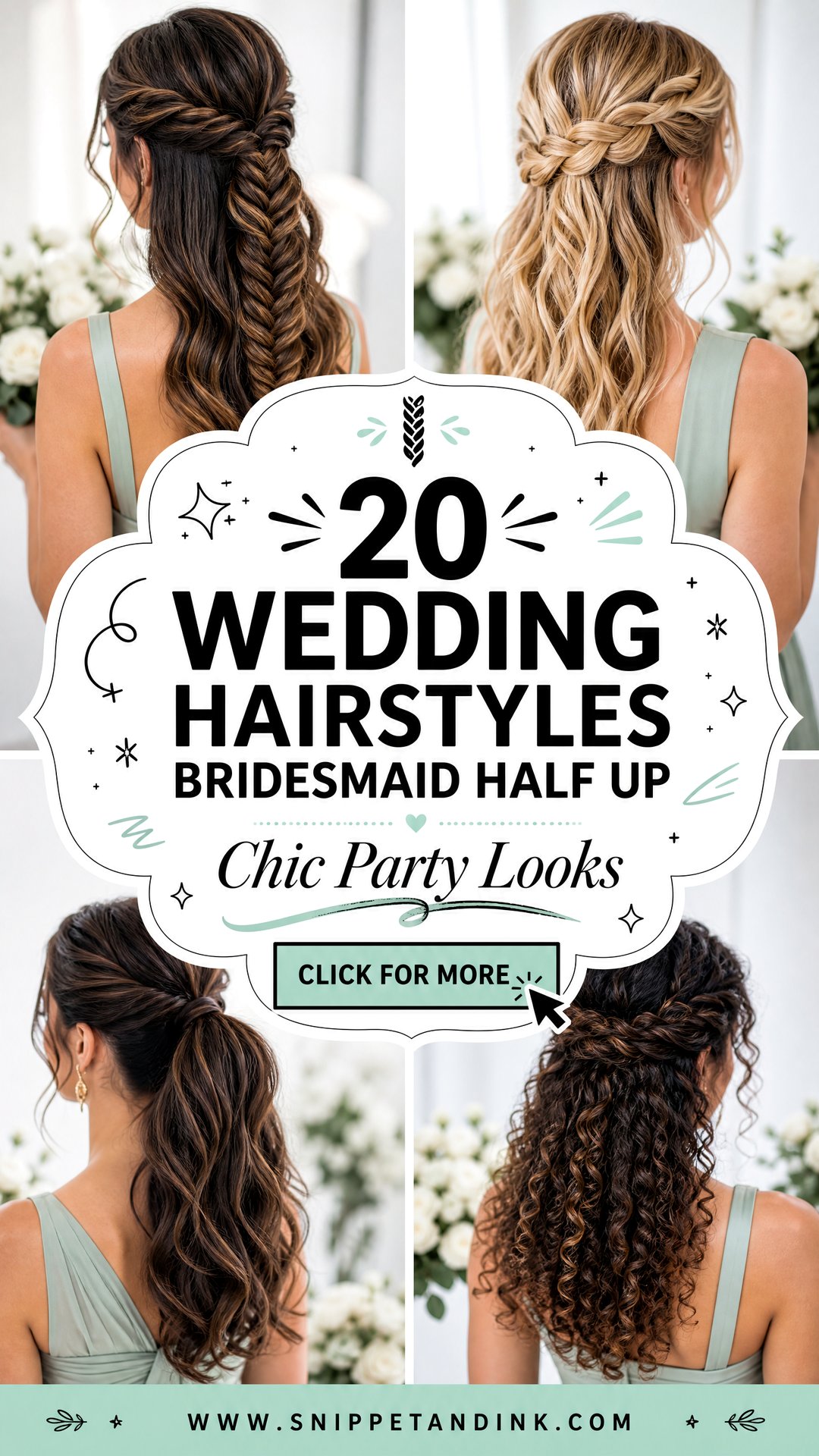 20 Wedding Hairstyles Bridesmaid Half Up for Chic Parties - 20 Wedding Hairstyles Bridesmaid Half Up for Chic Parties