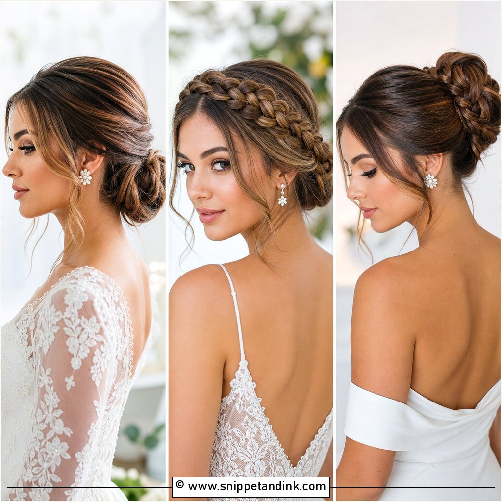 20 Wedding Hairstyles Brown Hair for Warm Bridal Glow