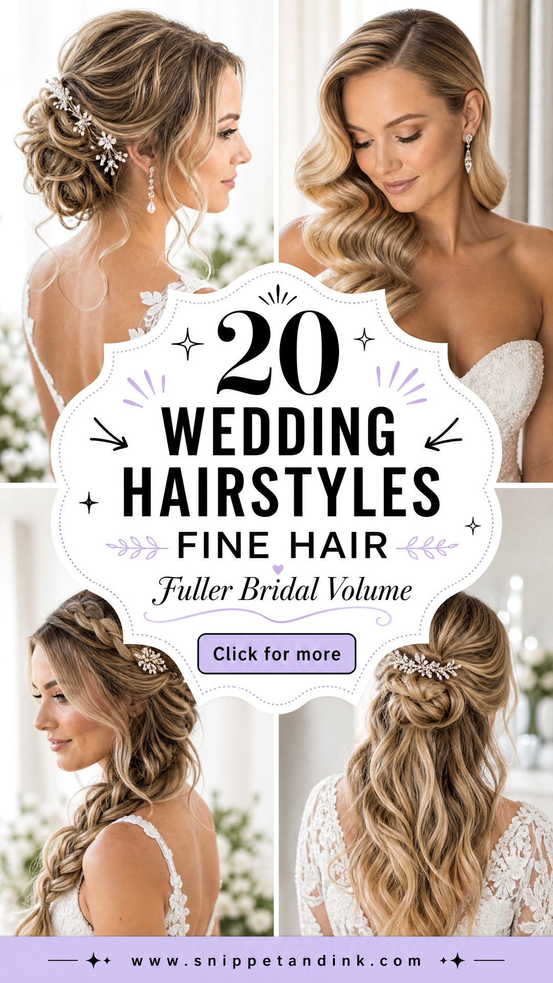 20 Wedding Hairstyles Fine Hair for Fuller Bridal Volume - 20 Wedding Hairstyles Fine Hair for Fuller Bridal Volume