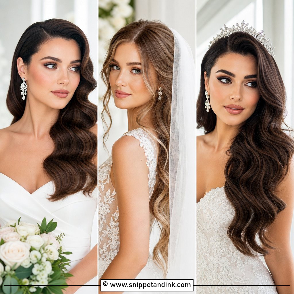 20 Wedding Hairstyles Waves Romantic Looks for Brides