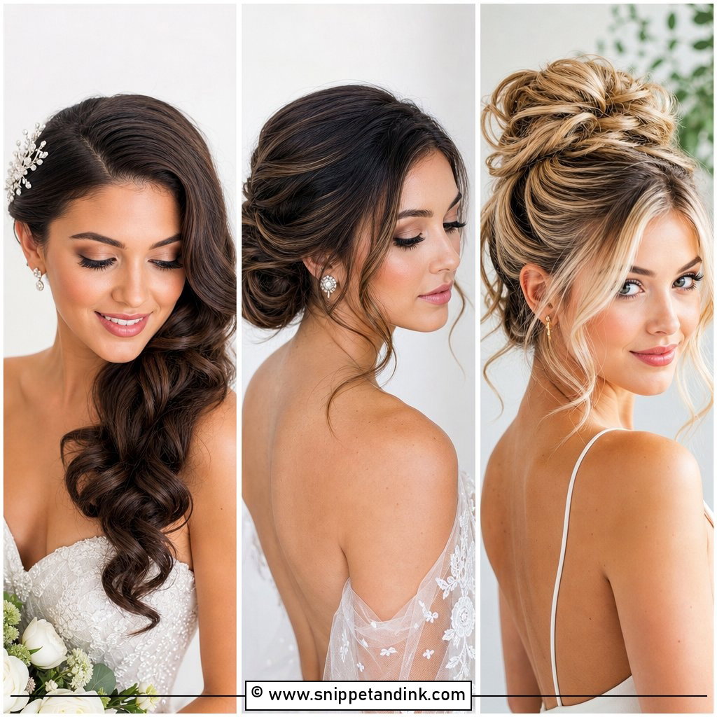 20 Wedding Hairstyles for Chubby Face That Flatter Brides