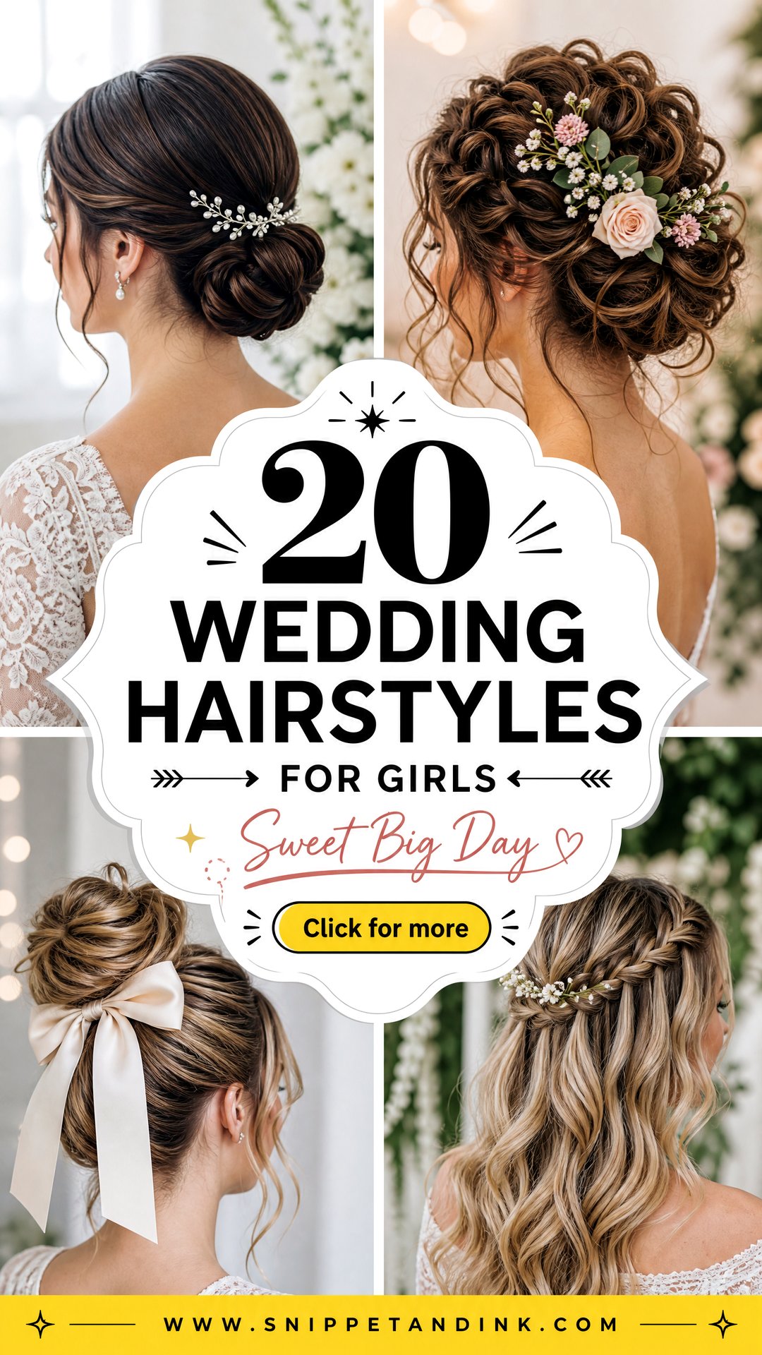 20 Wedding Hairstyles for Girls Sweet Looks for Big Days - 20 Wedding Hairstyles for Girls: Sweet Looks for Big Days