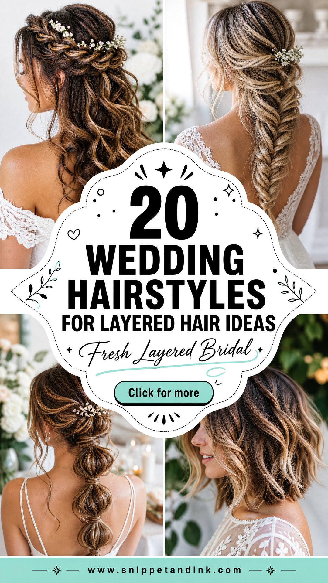 20 Wedding Hairstyles for Layered Hair Fresh Bridal Ideas - 20 Wedding Hairstyles for Layered Hair: Fresh Bridal Ideas